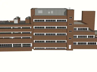 Croydon Police Station Metropolitan PD Low-poly 3D model