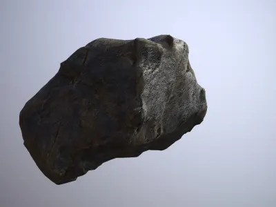 Large Rock  Low poly PBR Game Ready Low-poly 3D model