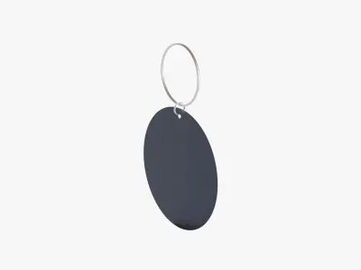 Key Tag Low-poly 3D model