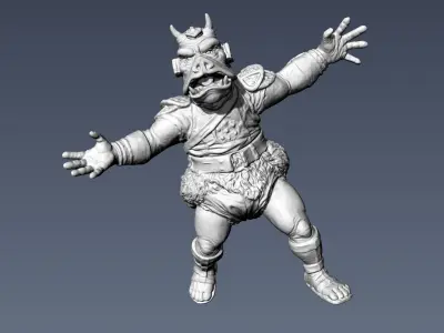 gamorrean guard eaten by Rancor 3D print model