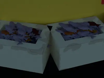 stylized House shop 3D model