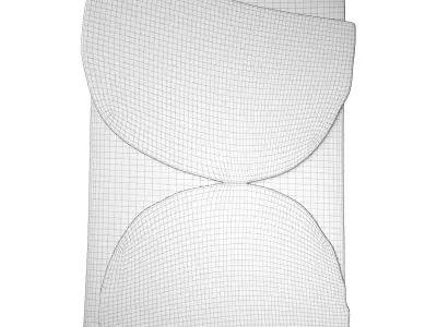 Pink Tint Azalea Rug Low-poly 3D model