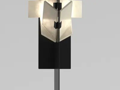 Double Fly wall lamp 3D model