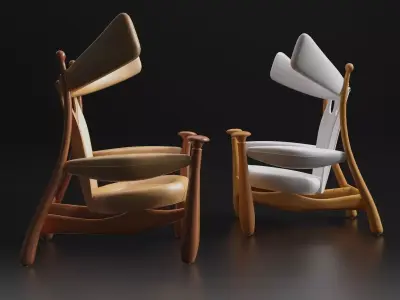 Aspas armchair 1962 3D model