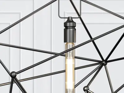 Maquette Double Chandelier 3D model