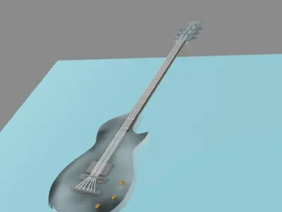 Guitars x8 Bundle Pack 3D model