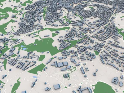 Perugia City Italy 3D model