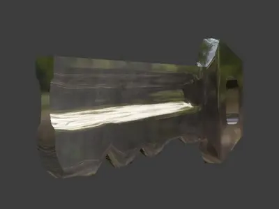 Door key Free 3D model