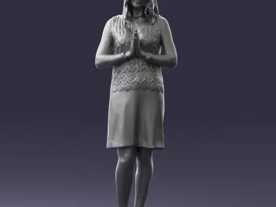 Light woman 0361 3D model