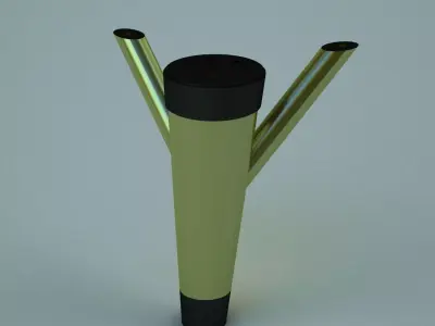 Furniture Door Handle Knob 3d model 26 Low-poly 3D model