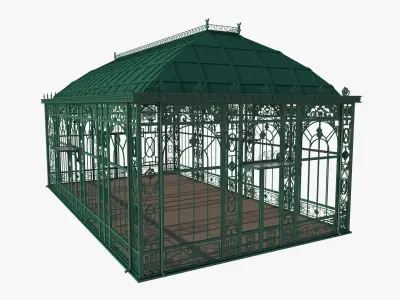 Classic Greenhouse 2 3D model