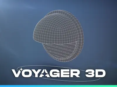 Small Wall Mounted Air Vent Low-poly 3D model