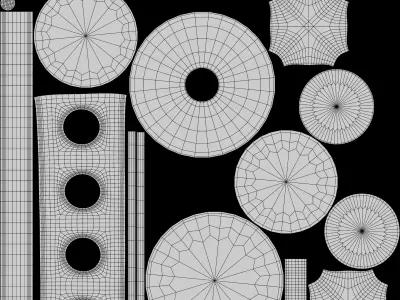 Japanese Lantern 1  3D model