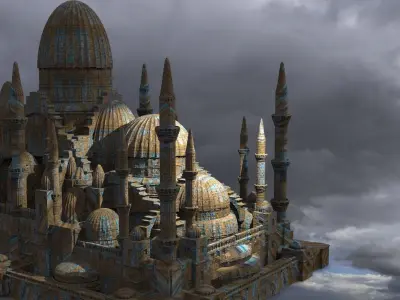 Islamic Golden Age Architecture 2 3D model