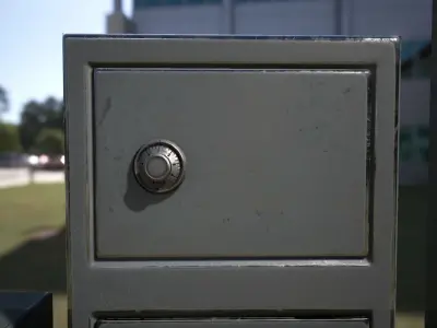 Lockers Pack vol1 Low-poly 3D model