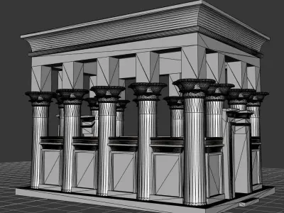 Trajans Kiosk 3D model