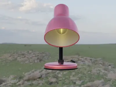 Desk Lamp - GloboStar Student 3D model