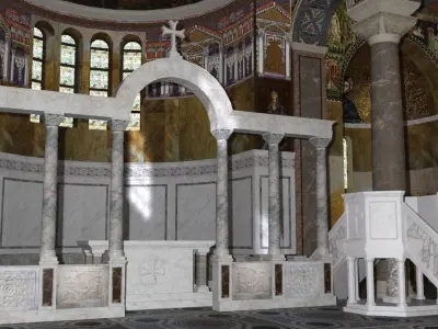 Basilica with Apse 3D model