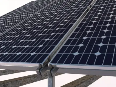 Solar Panels 2 3D model