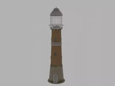 Lighthouse Low-poly 3D model get