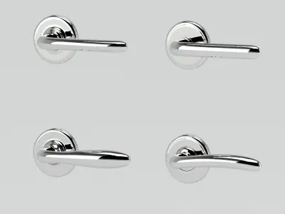 Door Handles 01 04 3D model