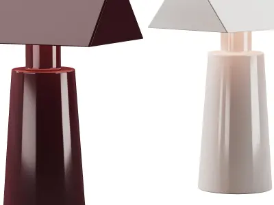 442 And tradition Caret MF1 Matteo Fogale table portable lamp 3D model