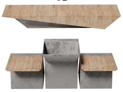 Urban Furniture v6 3D model
