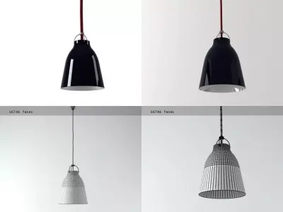 C P pendant lamp 3D model
