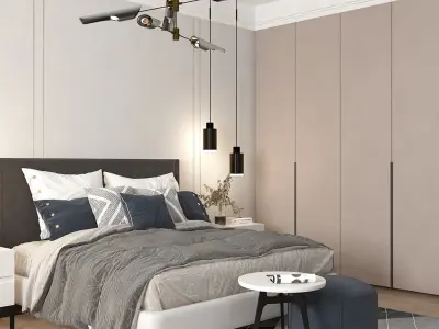 BEDROOM 3D model 25