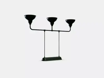 AGUNNARYD Pendant lamp with 3 lamps Low-poly 3D model