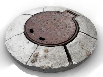 Sewer Lid A1 3D model
