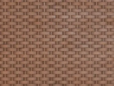 Dark Bamboo Woven Strips PBR Texture