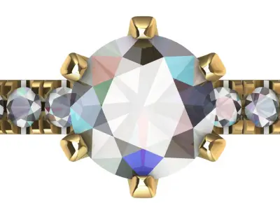 classic ring 3D model