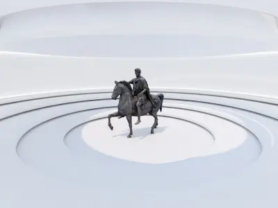 VR Museum Exhibition Art Gallery 3D model