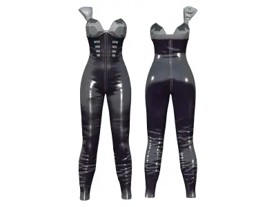 Sci-fi Armoured Suit Arm Armours Boots Low-poly 3D model