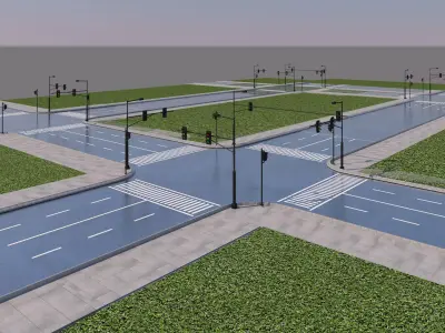 Road Pack 3D model