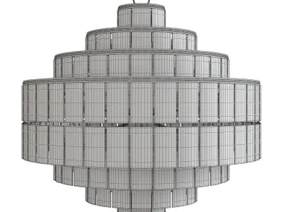 Sommelier Chandelier Low-poly 3D model