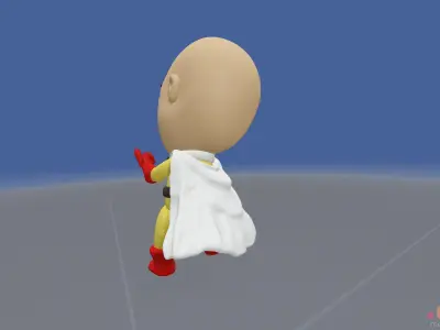 3D Model of One Punch Man Anime Character 3D model