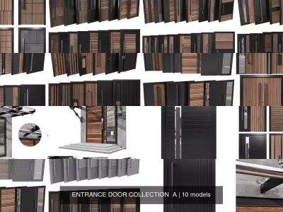 ENTRANCE DOOR COLLECTION  A 3D Model Pack