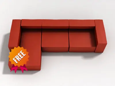 Sofa FSV300 Free 3D model