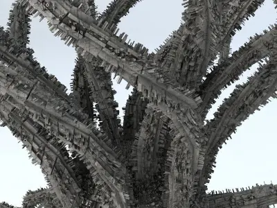 Sci -Fi Shapes - The Parasite 3D model