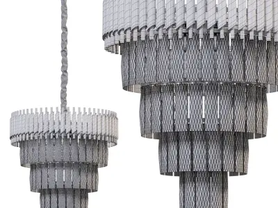 Empire Black Chandelier Crystal D 54 by lalume   3D model
