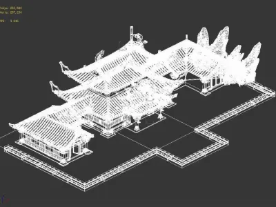 Game Underground Palace - Si San Gong 01 3D model
