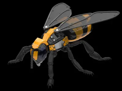 Robot Bee 3D model