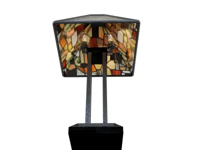 Tiffany Style Lamp Design 3D model