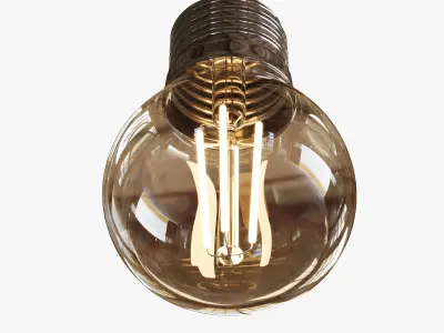 Led bulb lamp E27 3D model