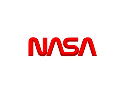 NASA 1975 Logo v2 002 Free low-poly 3D model