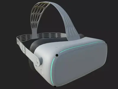 VR goggles Low-poly 3D model