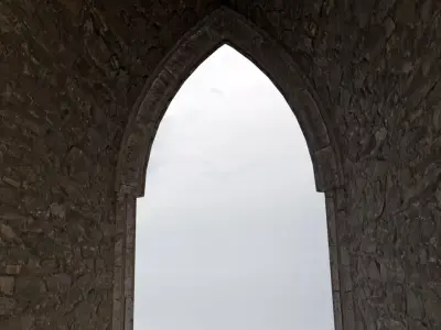 Stone Door Low-poly 3D model