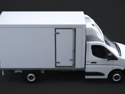  Renault Master 2025 Refrigerated Van - High-Detail 3D Model 